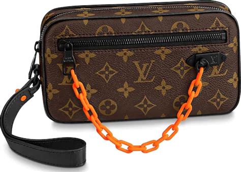 louis vuitton bag orange chain|louis vuitton evening bag.